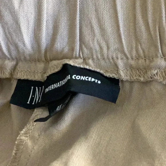 INC International Concepts Flat Front Crop Pants Belt Strap & Waistband New - Picture 5 of 6